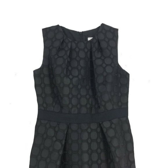 Carmen Marc Valvo Sleeveless Sheath Dress Black Sz 8 May Fit 6 - Picture 2 of 6